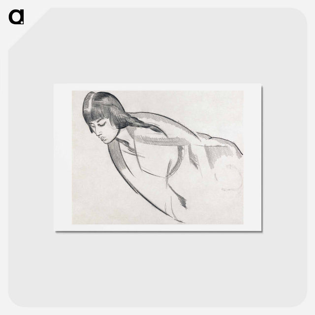 アートポストカード-Study of Mrs. Nash - ポール ナッシュ Postcard.
