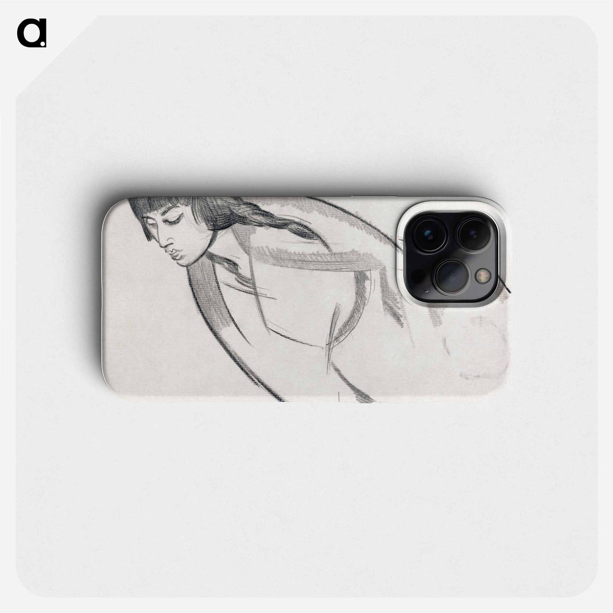 Study of Mrs. Nash - Paul Nash Phone Case.