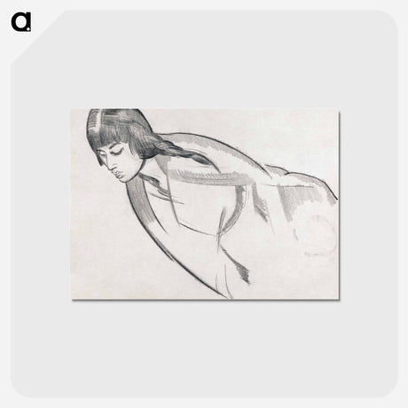 アートポストカード-Study of Mrs. Nash - ポール ナッシュ Postcard.