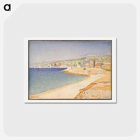 アートポストカード-The Jetty at Cassis, Opus 198 - ポール シニャック Postcard.