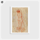 アートポストカード-Back Nude
 - ピエール ボナール Postcard.
