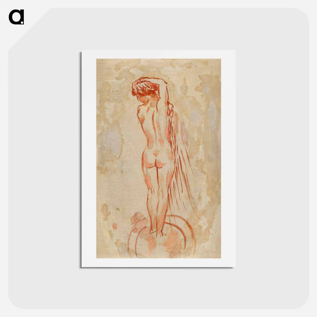 アートポストカード-Back Nude
 - ピエール ボナール Postcard.