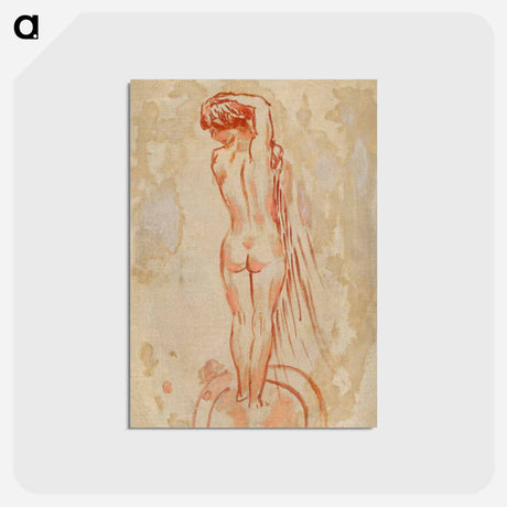 アートポストカード-Back Nude
 - ピエール ボナール Postcard.