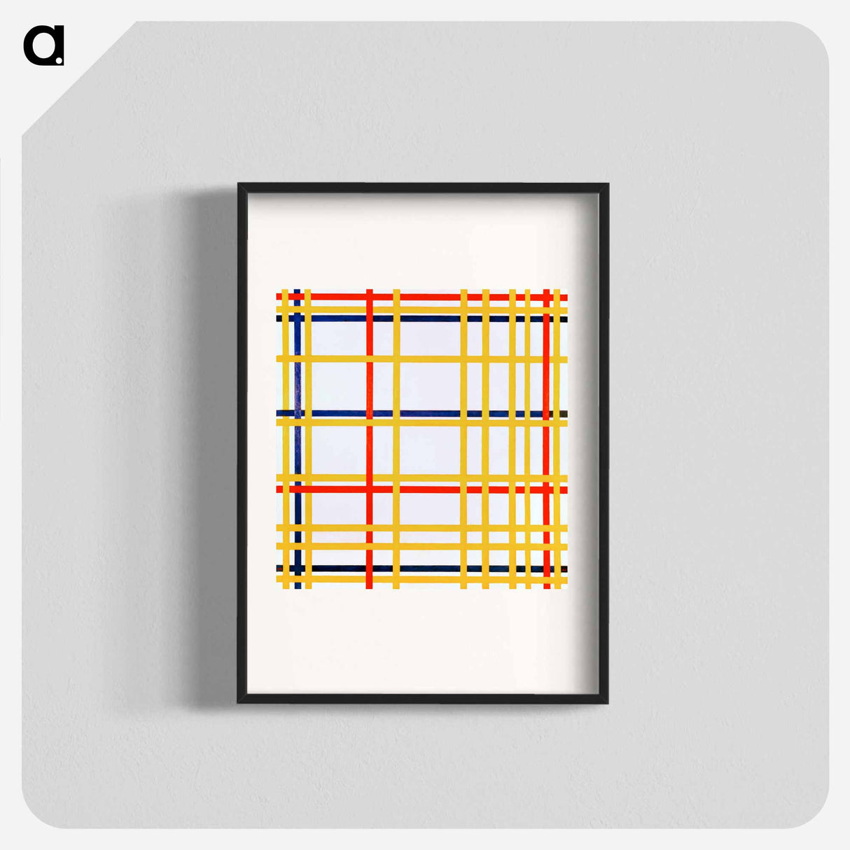 Piet Mondrian's New York City I - ピエト モンドリアン Poster.