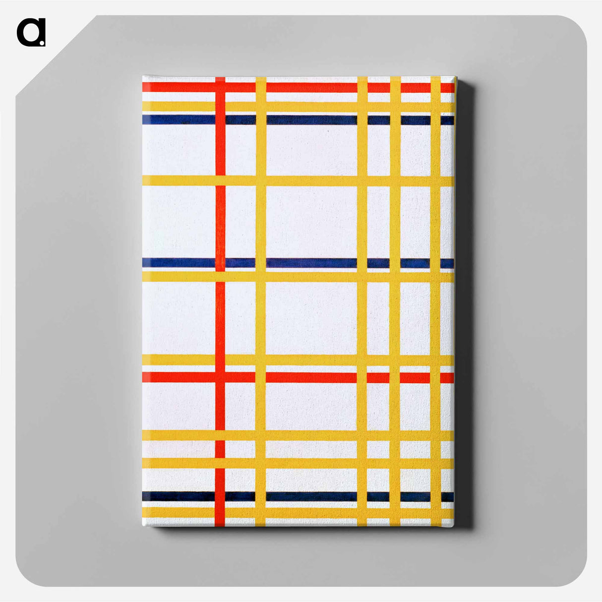 Piet Mondrian's New York City I - ピエト モンドリアン Canvas.