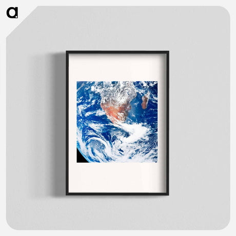 アートポスター-Earth from Space
 - 地球 Poster.