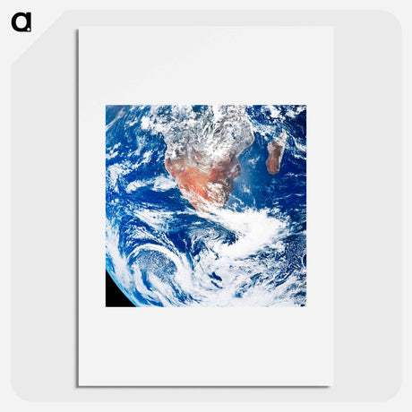 アートポスター-Earth from Space
 - 地球 Poster.
