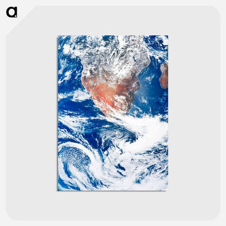 アートポストカード-Earth from Space
 - 地球 Postcard.