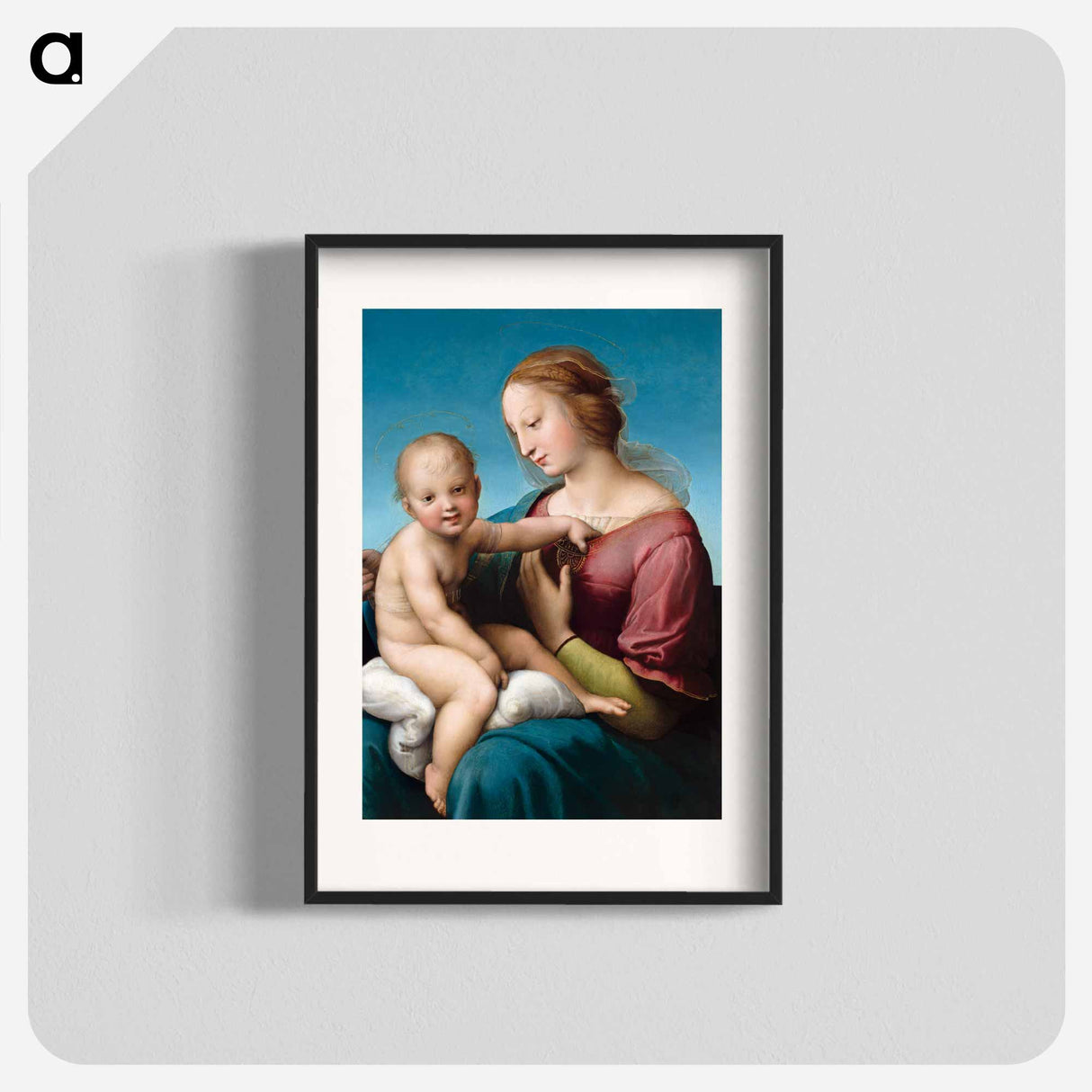 The Niccolini–Cowper Madonna - ラファエロ サンティ Poster.