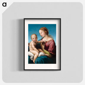 アートポスター-The Niccolini–Cowper Madonna - ラファエロ サンティ Poster.