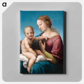 アートパネル-The Niccolini–Cowper Madonna - ラファエロ サンティ Canvas.