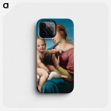 The Niccolini–Cowper Madonna - ラファエロ サンティ Phone Case.