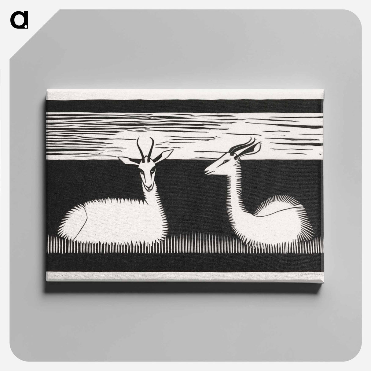Two Gazelles
 - サミュエル ジェスルン Canvas.