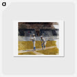 アートポストカード-Baseball Players Practicing - トーマス エイキンズ Postcard.