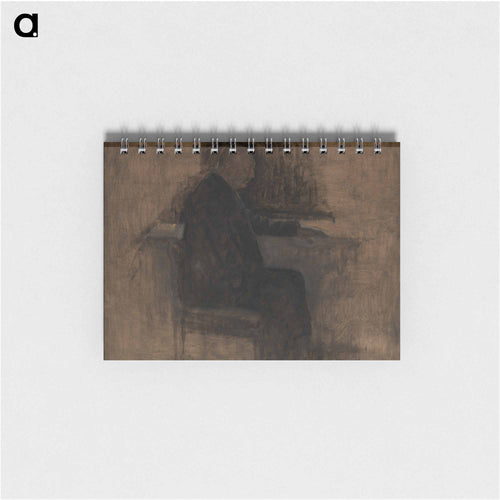 The architect Thorvald Bindesbøll - Vilhelm Hammershøi Memo.