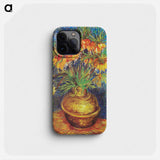 Imperial Fritillaries in a Copper Vase - フィンセント ファン ゴッホ Phone Case.