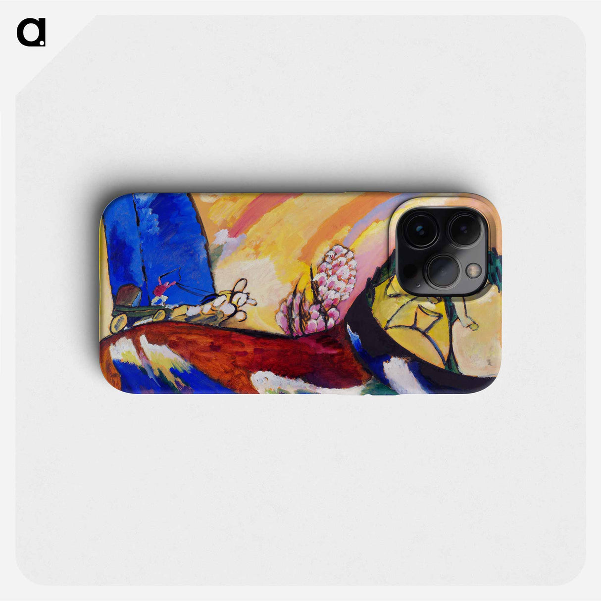 Painting with Troika - ワシリー カンディンスキー Phone Case.