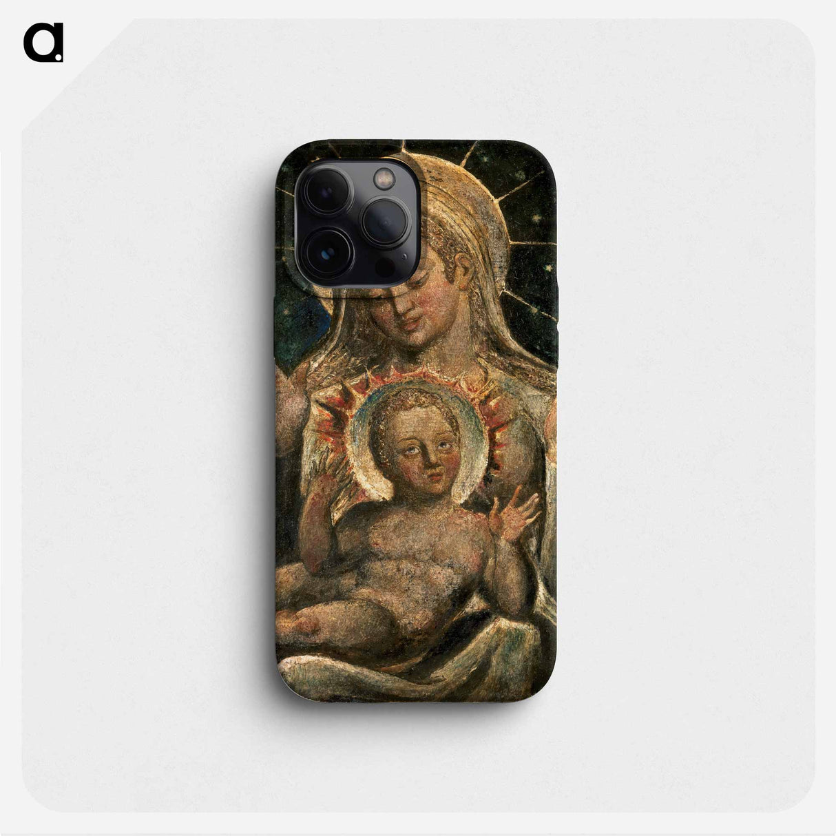 Virgin and Child - ウィリアム ブレイク Phone Case.