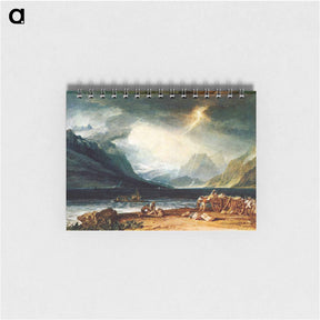 アートメモ帳-The Lake of Thun, Switzerland - ウィリアム ターナー Memo.