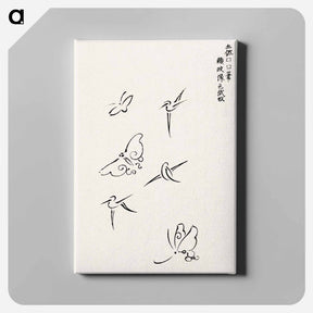 アートパネル-Yatsuo no tsubaki - 八丘椿 Canvas.