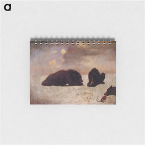 アートメモ帳-Grizzly Bears - アルバート ビアスタット Memo.