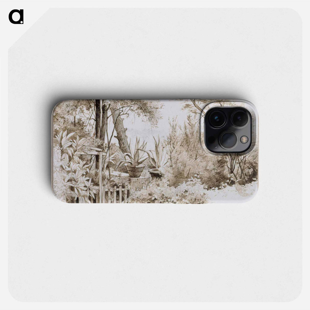 Italialainen puisto - アルバート エーデルフェルト Phone Case.