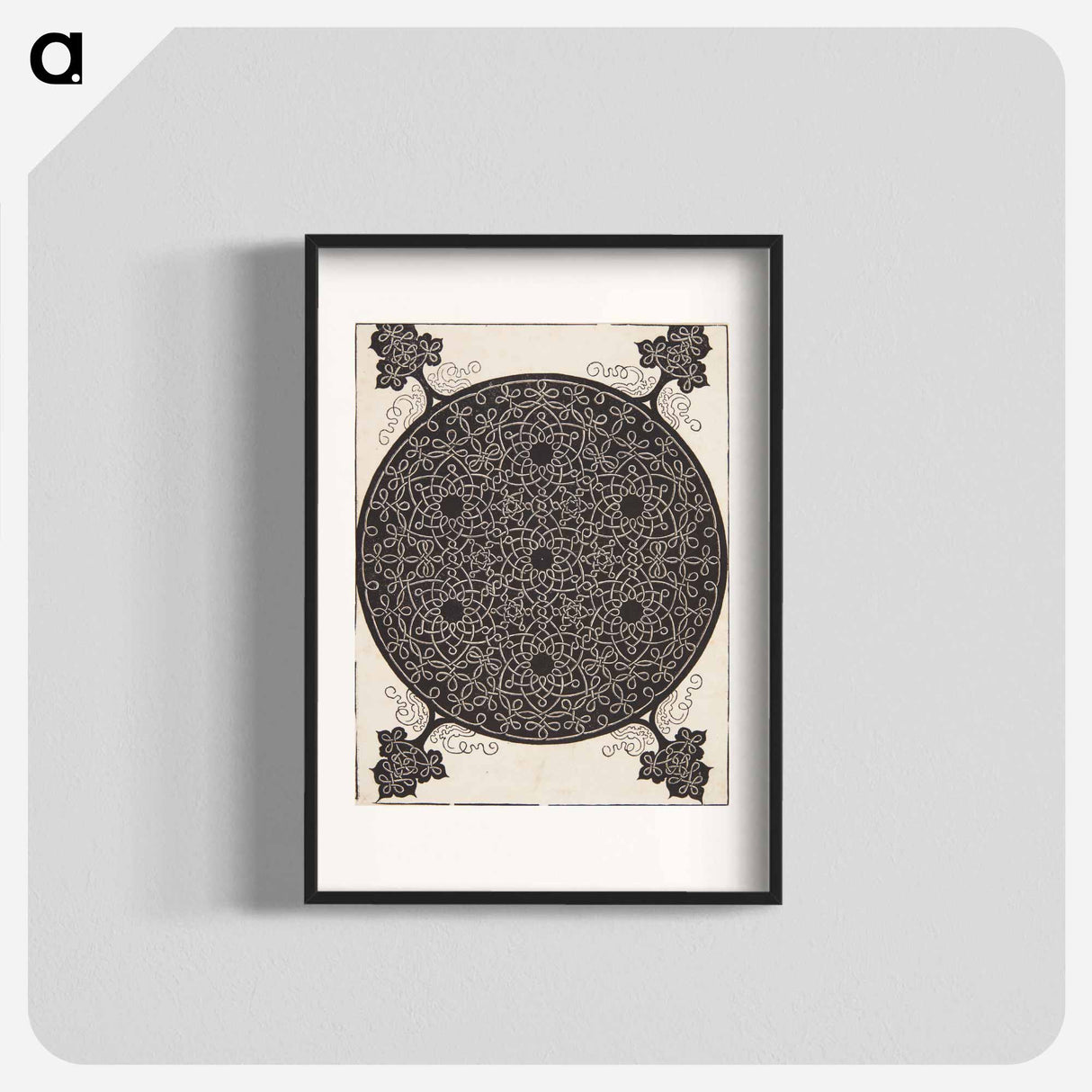 アートポスター-Knob with seven hexagonal stars - アルブレヒト デューラー Poster.