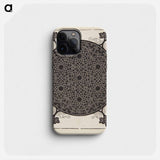 Knob with seven hexagonal stars - アルブレヒト デューラー Phone Case.