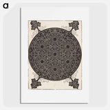アートポスター-Knob with seven hexagonal stars - アルブレヒト デューラー Poster.