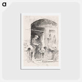 アートポストカード-The Iron Worker - 不思議の国のアリス Postcard.
