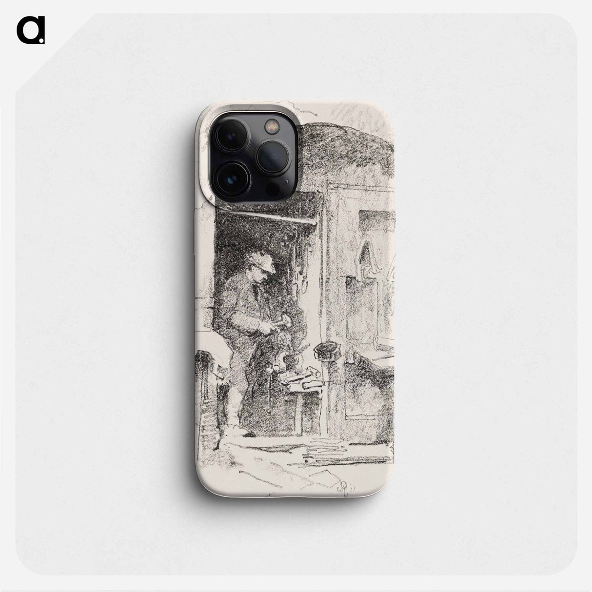 The Iron Worker - Alice in Wonderland Phone Case.