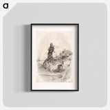 Landscape study - アンダース エクマン Poster.