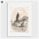 Landscape study - アンダース エクマン Poster.