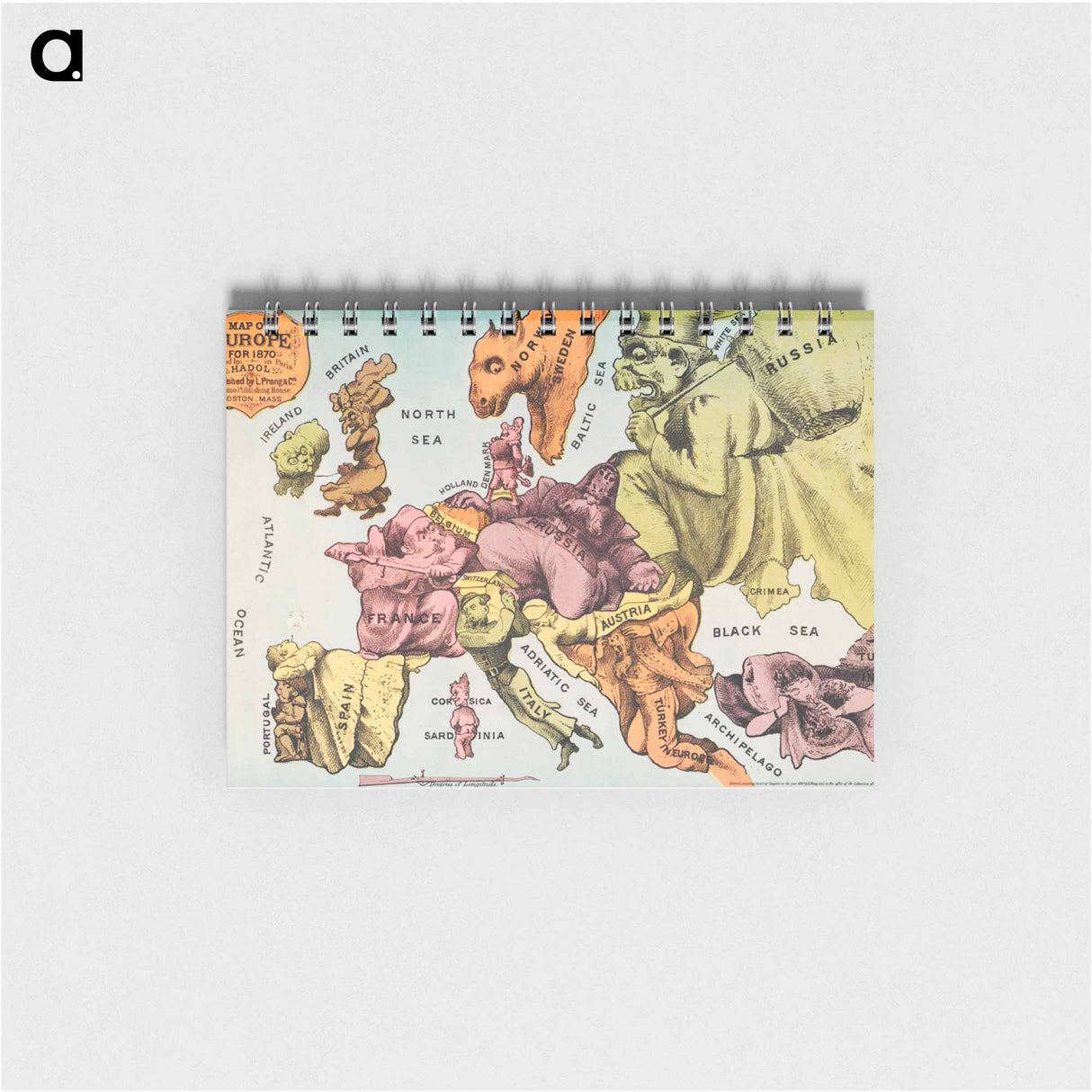 War Map of Europe - アンティーク地図 Memo.