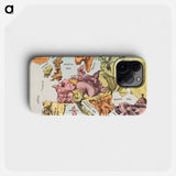 War Map of Europe - アンティーク地図 Phone Case.