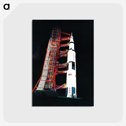 Apollo 13 - アポロ月面着陸 Postcard.