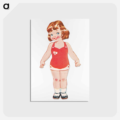 アートポストカード-Betty Paper Doll
 - ボストン公共図書館 Postcard.