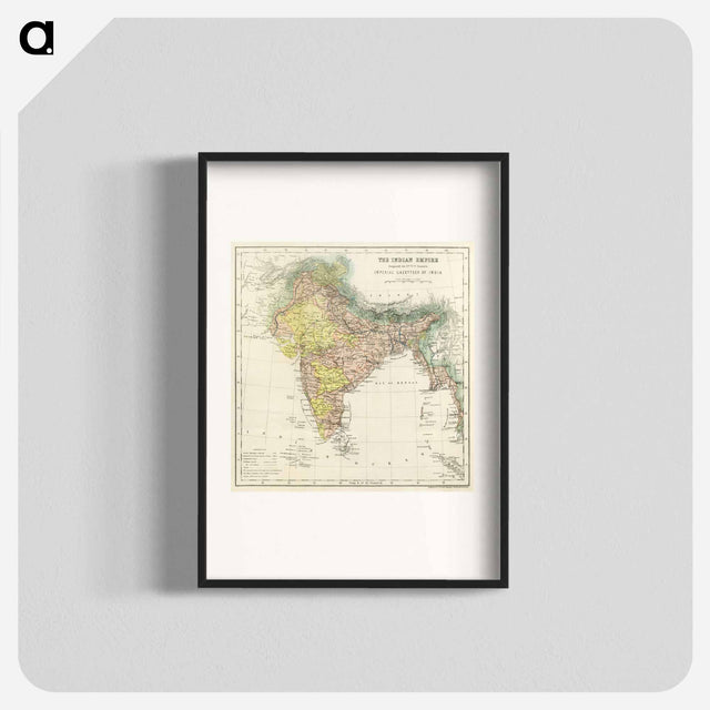 アートポスター-The Imperial Gazetteer of India
 - 大英図書館 Poster.
