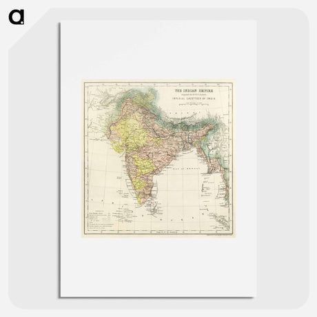 アートポスター-The Imperial Gazetteer of India
 - 大英図書館 Poster.