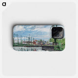 The Lock at Pontoise - カミーユ ピサロ Phone Case.