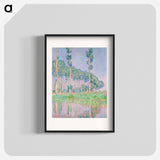 Poplars, Pink Effect - Claude Monet Poster.