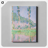 Poplars, Pink Effect - Claude Monet Canvas.