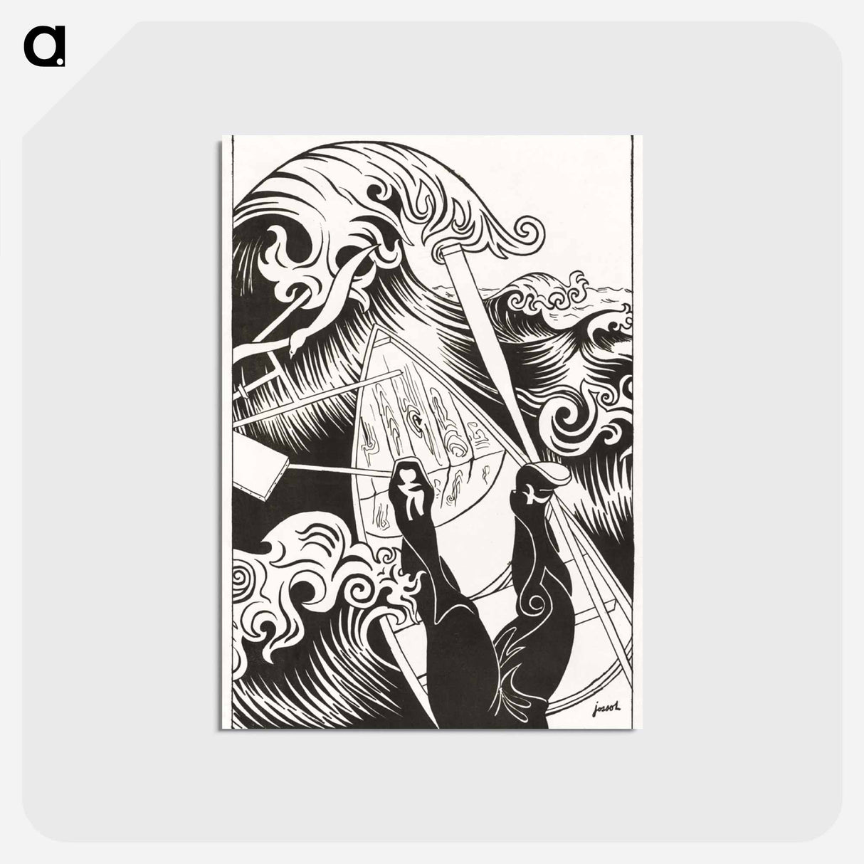 アートポストカード-The Wave
 - クリーブランド美術館 Postcard.