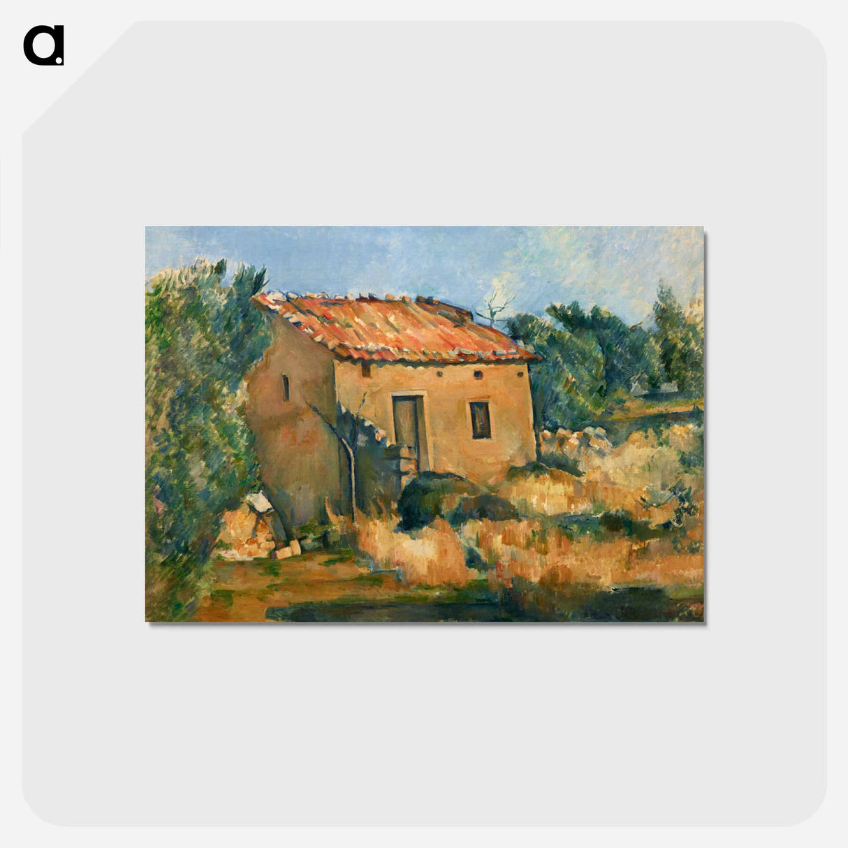 アートポストカード-Abandoned House near Aix-en-Provence
 - ダラス美術館 Postcard.