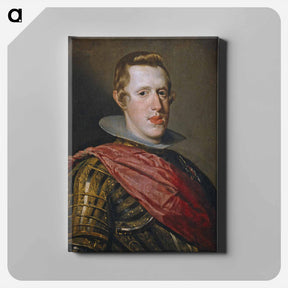 アートパネル-Philip IV in Armor - ディエゴ ベラスケス Canvas.