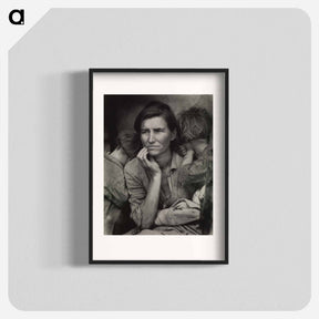 アートポスター-Dorothea Lange's Migrant Mother, Nipomo, CA - ドロテア ラング Poster.