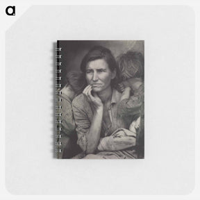 アートメモ帳-Dorothea Lange's Migrant Mother, Nipomo, CA - ドロテア ラング Memo.