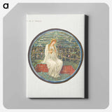 Love in a Tangle from The Flower Book - エドワード バーン ジョーンズ Canvas.
