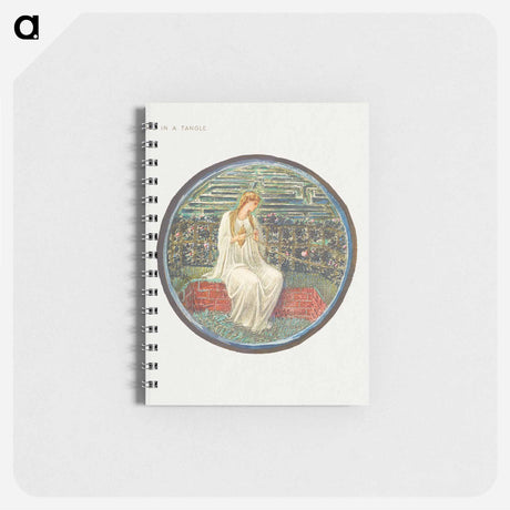 アートメモ帳-Love in a Tangle from The Flower Book - エドワード バーン ジョーンズ Memo.