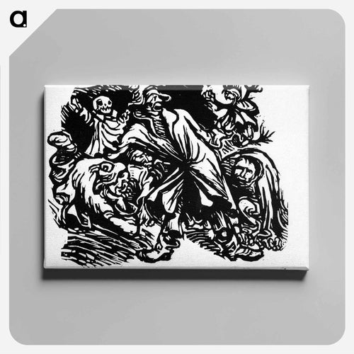 The Puppeteer - Ernst Heinrich Barlach Canvas.